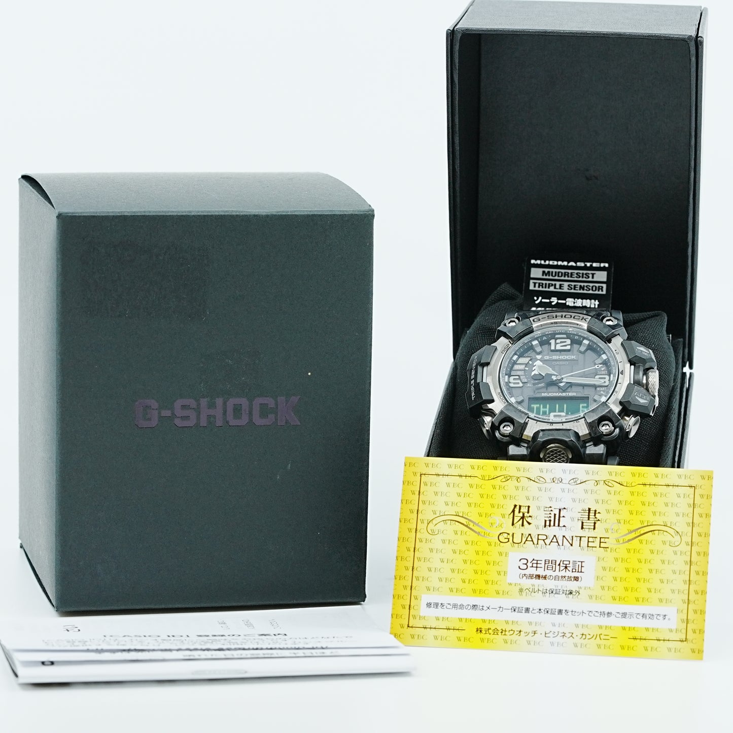 カシオ G-SHOCK メンズ マッドマスター ソーラー電波 GWG-2000-1A1JF 極美品