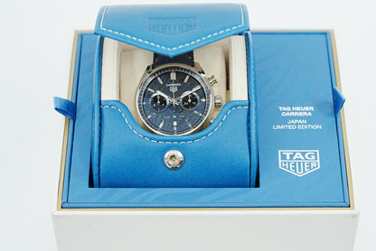 タグ ホイヤー 90本限定 カレラ キャリバーホイヤー02 クロノグラフ 日本限定 CBN201A.FC6539 メンズ