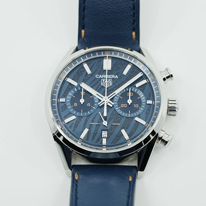 タグ ホイヤー 90本限定 カレラ キャリバーホイヤー02 クロノグラフ 日本限定 CBN201A.FC6539 メンズ