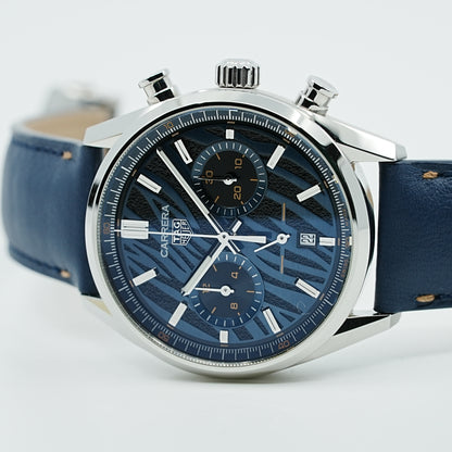 タグ ホイヤー 90本限定 カレラ キャリバーホイヤー02 クロノグラフ 日本限定 CBN201A.FC6539 メンズ