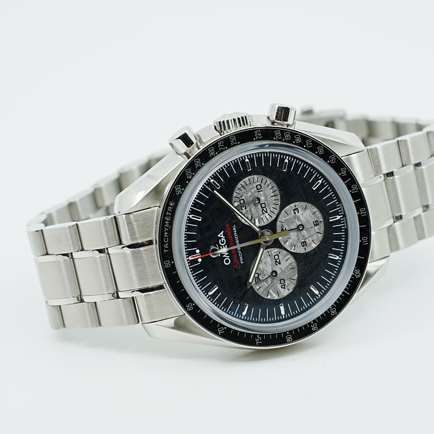 スピードマスター プロフェッショナル アポロ・ソユーズ35周年記念 311.30.42.30.99.001 隕石ダイヤル