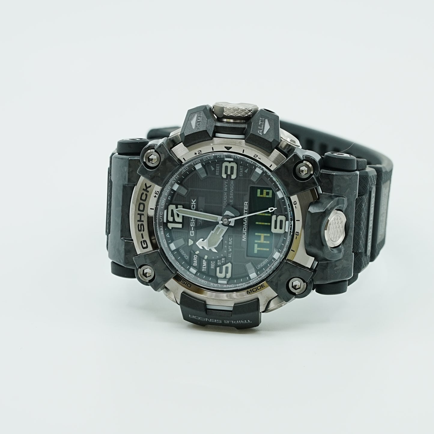 カシオ G-SHOCK メンズ マッドマスター ソーラー電波  GWG-2000-1A1JF 極美品