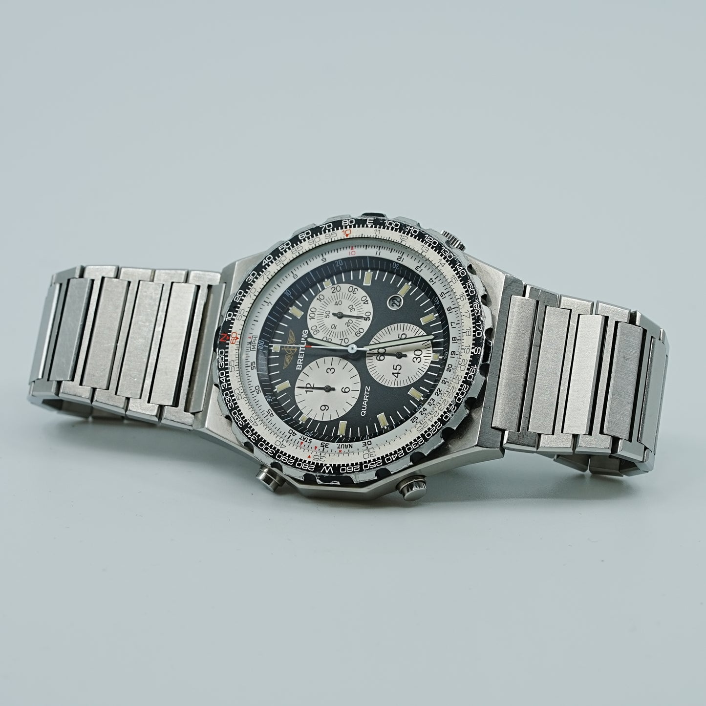 ブライトリング BREITLING 80975 ナビタイマー ジュピターパイロット クロノグラフ デイト クォーツ メンズ